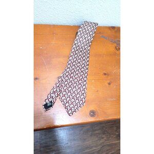 Guitarz Vintage‎ Silk Tie Red Paisley Pattern Mens Neckwear USA Made